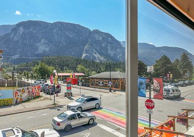 Image of the Chief from Downtown Squamish | The Crash Hotel Squamish