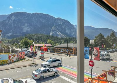 Image of the Chief from Downtown Squamish | The Crash Hotel Squamish